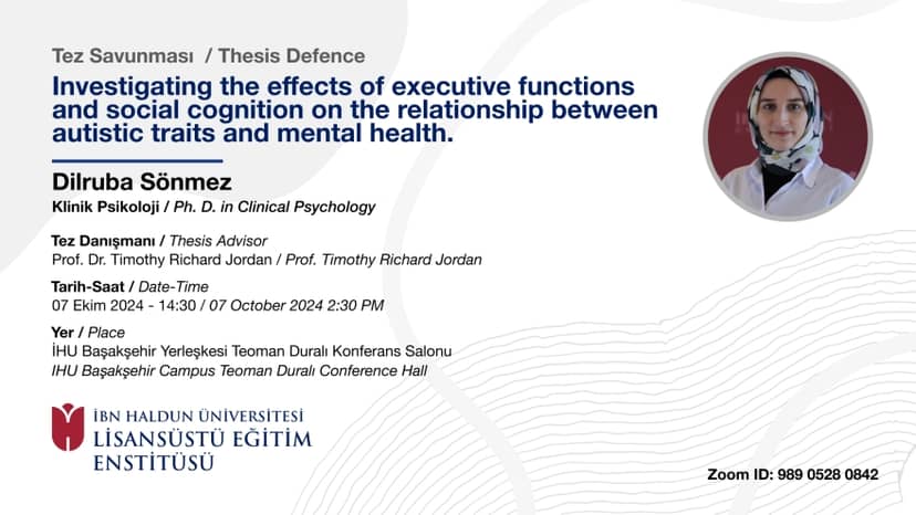 Dilruba Sönmez's Thesis Defense